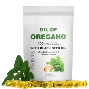 Oil of Oregano with Black Seed Oil – 300 Capsules, Natural Antioxidant & Nutritional Support
