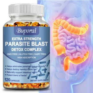 Parasite Blast Detox Complex – Supports Intestinal Cleanse & Digestion, 120 Capsules