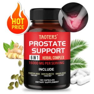 6-in-1 Herbal Prostate Supplement – 16,000mg, Supports Urinary Health & Reduces Inflammation