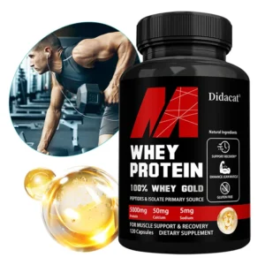 Whey Protein Capsules for Muscle Recovery & Health