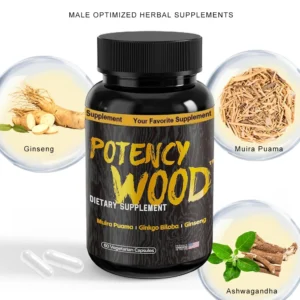 Extra Strength Men’s Supplement with Ginseng, Ashwagandha, Ginkgo & Tribulus for Energy and Stamina
