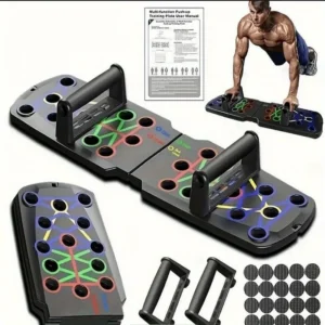 Multi-Functional Push-Up Stands for Chest & Upper Body Training – Fitness Trainer for Men & Women