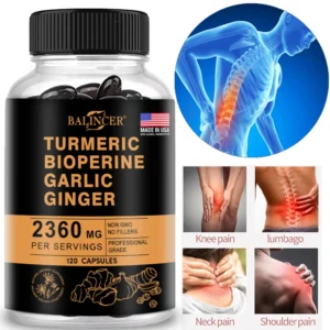 Turmeric & Ginger Supplement – Supports Digestion, Immunity, Inflammation & Joint Health
